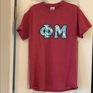 Phi Mu Greek letters shirt